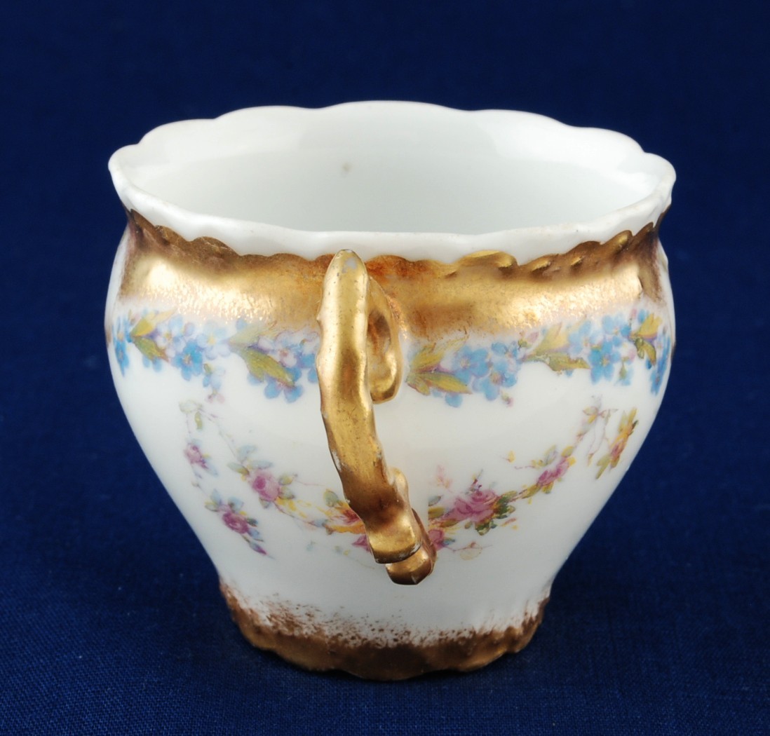 France Depose Limoges Demitasse Cup Antique Hand Painted Item image 3