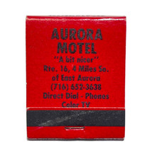 Aurora Motel Inn Hotel Resort Colorado Match Book Matchbox - £3.93 GBP