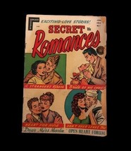 Vtg Secret Romances #7 Superior Comics 1952 10 Cent Rare Subject Ephemera - £78.21 GBP