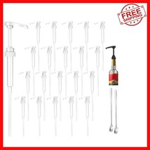 White Syrup Pumps - 20 Pack for Easy Coffee and Cocktail Dispensing - $41.57
