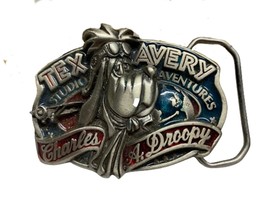 Belt Buckle 1992 Special Series 154 Charles A. Droopy Dog Tex Avery Studio Brass - £19.35 GBP