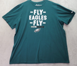 NFL Philadelphia Eagles Nike T Shirt Football Men Sz 3XL Green Athletic ... - $18.46