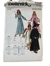 Butterick Sewing Pattern 4938 Witch Fairy Godmother Angel Costumes Size 8 - £13.18 GBP