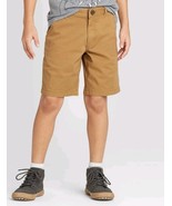 Boys Size 12 Adjustable Waist Stretch Flat Front Chino Shorts - Cat &amp; Jack - $15.03 CAD