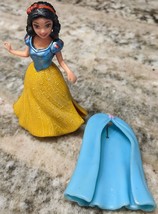 Disney Princess Snow White Polly Pocket doll Magiclip Mattel w/ Rubber Cape - £11.95 GBP