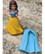 Disney Princess Snow White Polly Pocket doll Magiclip Mattel w/ Rubber Cape - £11.73 GBP