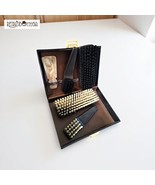70s Travel Shoes Cleaning Kit In Leather Case Vintage Brush Set-
show or... - $52.84