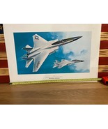 Pair of F-15s In Flight on 17&quot;x11&quot; Vintage Print  - McDonnell Douglas - $21.35