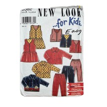 New Look Sewing Pattern 6582 Jacket Vest Dress Pants Kids Size 1/2-4 - £7.16 GBP