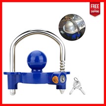 Adjustable U-Shaped Trailer Lock: Secure Your Trailer with Easy Installa... - $29.09