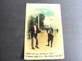 “What are you staring at, boy?” - Bamforth &amp; Co. 1900s Comics Postcard. ... - £11.59 GBP