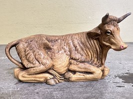 Vintage FONTANINI Ox Bull Cow Nativity Figurine  Depose Italy - £12.11 GBP