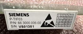 SIEMENS 663000.006-00 P-TIF03 - $10,207.36 MXN