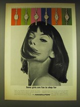 1964 Hamilton Watches Ad - Kimberly 89-8, Glamour CG, Splendor KK, Charm KK - £14.77 GBP