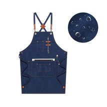 Water Resistant Canvas Work Aprons Gifts For Men Women - £27.65 GBP