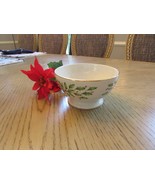 Lenox Dimension Collection Holiday Footed Bowl 5.25&quot;w New Holly Berry - $277.19 MXN