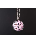 Vintage Toshikane Arita Porcelain Flower Pendant Necklace – Japan - $75.00