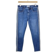 LOFT | Modern Skinny Cropped Ankle Jeans with Side Stripes, womens size ... - £14.70 GBP