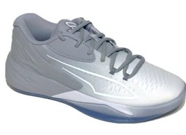 PUMA Stewie 1 Womens Basketball Shoes Quarry Grey 378262-05 Size 7.5 No Lid - £33.12 GBP