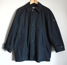 Vintage HUGO BOSS (Boss Sport) Kamik classic oversized trench dark blue ... - £55.77 GBP