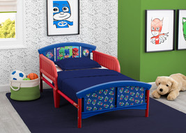 PJ Masks Toddler Bed Guard Rails Steel Frame Kids Bedroom Child Furniture Blue - £72.85 GBP