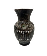 Vintage Horse Hair Pottery Vase URN Vessel With Dream Catcher Turquoise ... - $166.76 CAD