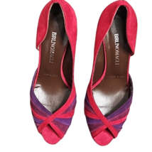 Vintage Bruno Magli Sophi Multi Color 3 2/1" Heel Size 7 Never Worn image 4