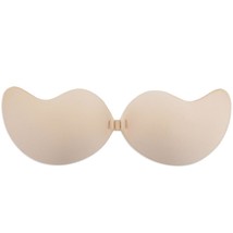 Adhesive Bra Strapless Backless Butterfly Cups Front Closure Nude XB014 Medium B - £15.78 GBP