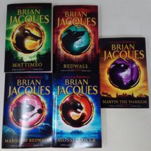 Redwall 5 books Paperback By Jacques, Brian 2006 Reprints - £17.54 GBP