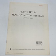 1965 Scientific American Offprint Plasticity In Sensory-Motor Systems - $5.93