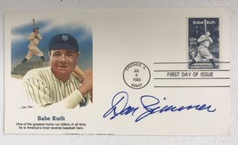 Don Zimmer (d. 2014) Signed Autographed Vintage Babe Ruth First Day Cove... - $14.99