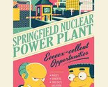 The Simpsons SNPP Springfield Nuclear Power Plant Poster Print Art 12x24... - £71.35 GBP