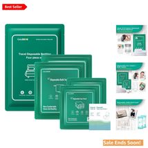 Convenient Disposable Essentials: 7-Pack Bedding, Towels &amp; Toilet Covers - $36.58