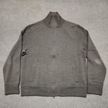 Banana Republic Cardigan Sweater Mens XL Brown 100% Merino Wool Pockets ... - $39.47
