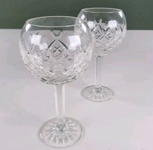 Waterford Crystal Pallas Water Balloon Goblet Glass Pair- 7 7/8&quot; - £115.99 GBP