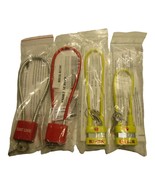 Lot of 4 Mixed Sizes and Makers Cable Gun Locks, Yellow and Red, Ruger S... - $27.35