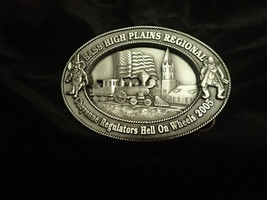 SASS High Plains Regional Cheyenne Regulators Hell On Wheels 2005 Belt Buckle - £22.71 GBP