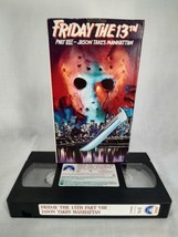 FRIDAY THE 13TH Jason Takes Manhattan VHS Tape Horror Movie Slasher Vorhees 1989 - £25.40 GBP