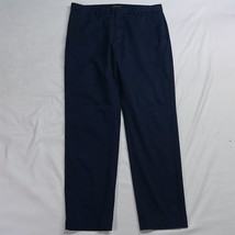 Banana Republic 35 x 32 Navy Blue Aiden Tech Slim Performance Golf Dress Pants - £23.48 GBP
