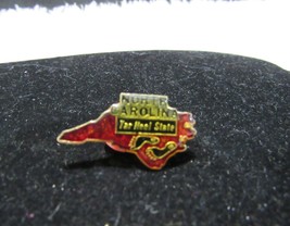 North Carolina Tar Heel State Red/Black/Gold Lapel Pin/Hat Tac, Fashion Access - £2.39 GBP