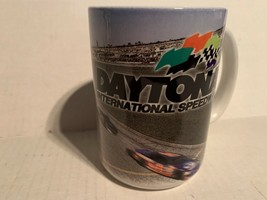 Vintage DAYTONA International Speedway Track Image Large Souvenir Ceramic Mug - £4.74 GBP