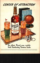 1951 Kentucky Tavern: Center of Attraction Vintage Print Ad nostalgic d4 - £18.52 GBP