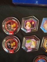 Disney Infinity Power Disks lot of 9 with case - $14.52