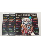VINTAGE 1978 Thank God It&#39;s Friday Vinyl LP Record Album Soundtrack - £15.81 GBP