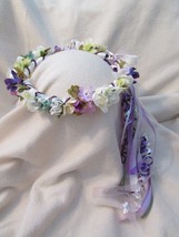 Flower Crown - Elyse - Faux Flowers / Child sz / Renaissance /Flower Gir... - £35.97 GBP