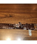 NEW Paul Jardin Brown leather Motorcycle bracelet with tag, HTF may need... - £22.15 GBP