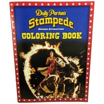 Dolly Partons Dinner Show Coloring Book for Kids Stampede Horses Attraction - £19.12 GBP
