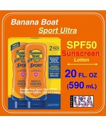 2 X 10 fl oz, Banana Boat Sport Ultra SPF50 Sunscreen Lotion, 2 pack, 59... - $25.88