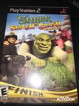 Shrek Smash n&#39; Crash Racing Sony Playstation 2 PS2 Video Game Complete - £19.57 GBP