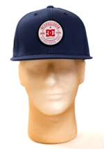 DC Shoe Blue Structured Snapback Adjustable Hat Cap Hat Men&#39;s  One Size - £27.28 GBP